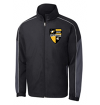 San Mar/Sport-Tek Piped Colorblock Wind Jacket