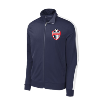 Sport-Tek Tricot Sleeve Stripe Track Jacket