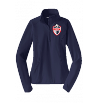 Sport-Tek Sport-Wick Womens Stretch 1/2 Zip Pullover 